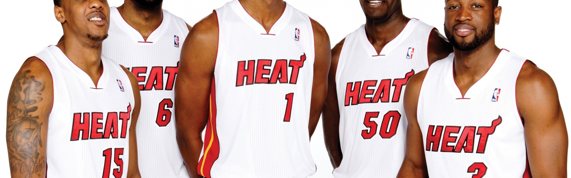 Miami Heat Nba American Basketball Lebron Wade Bosh Chalmers Anthony