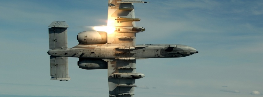 Military Planes Flares A10 Thunderbolt Ii