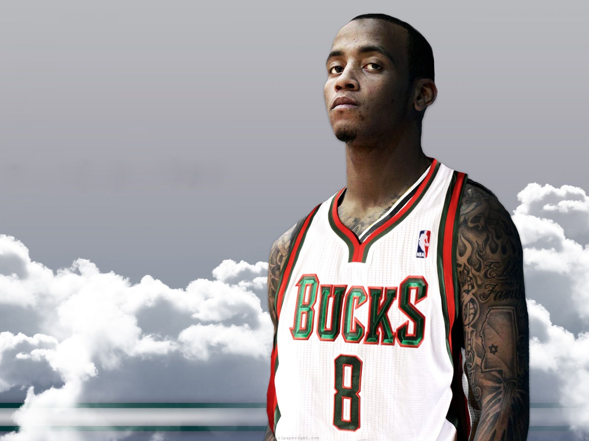 Milwaukee Bucks Nba American Basketball Guard Monta Ellis