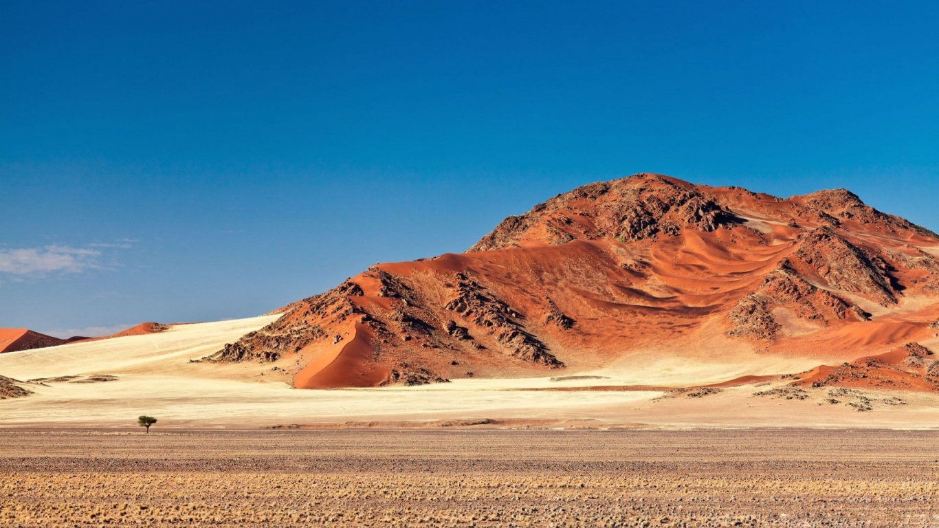 Mountain Sossusvlei Namib Desert Beautiful Nature Landscapes