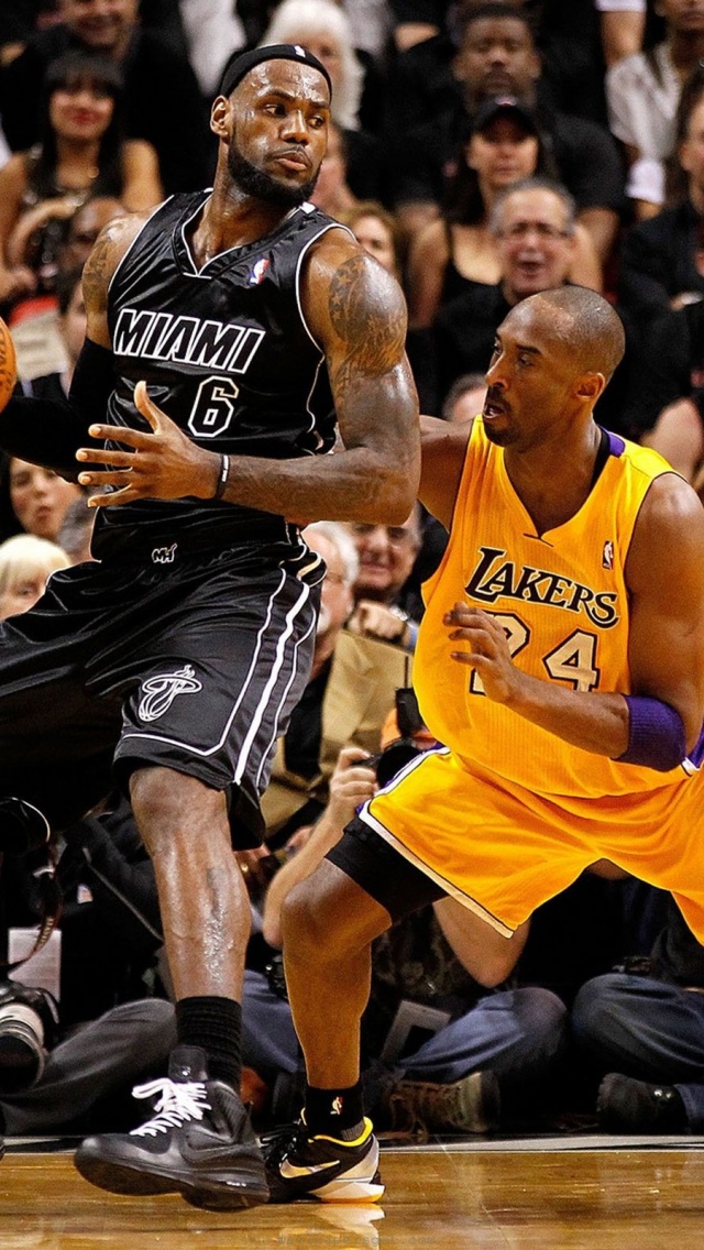 Nba American Basketball Kobe Bryant La Lakers Lebron James Miami Heat