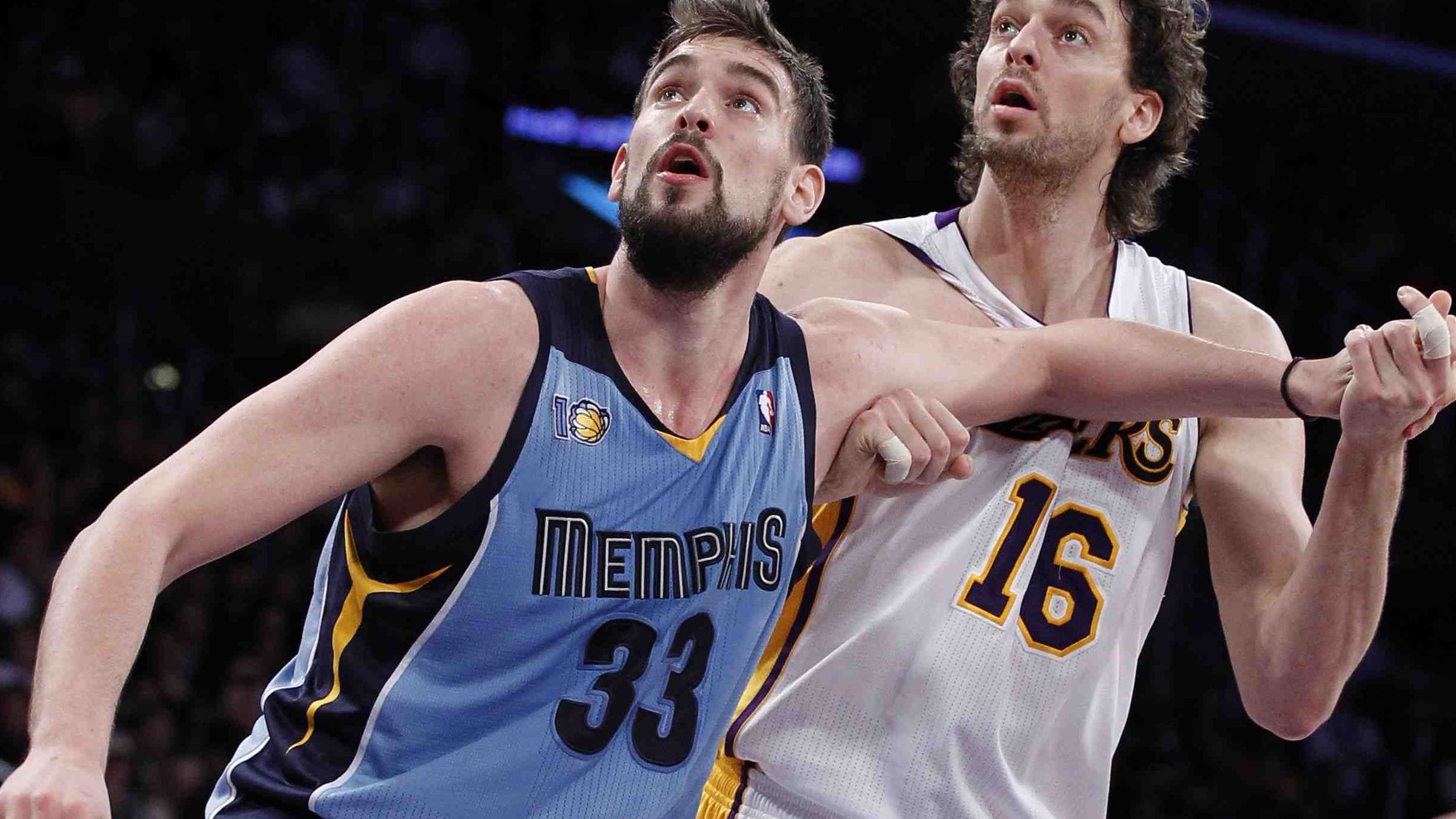 Nba American Basketball Marc Gasol Memphis Grizzlies Pau Gasol La Lakers