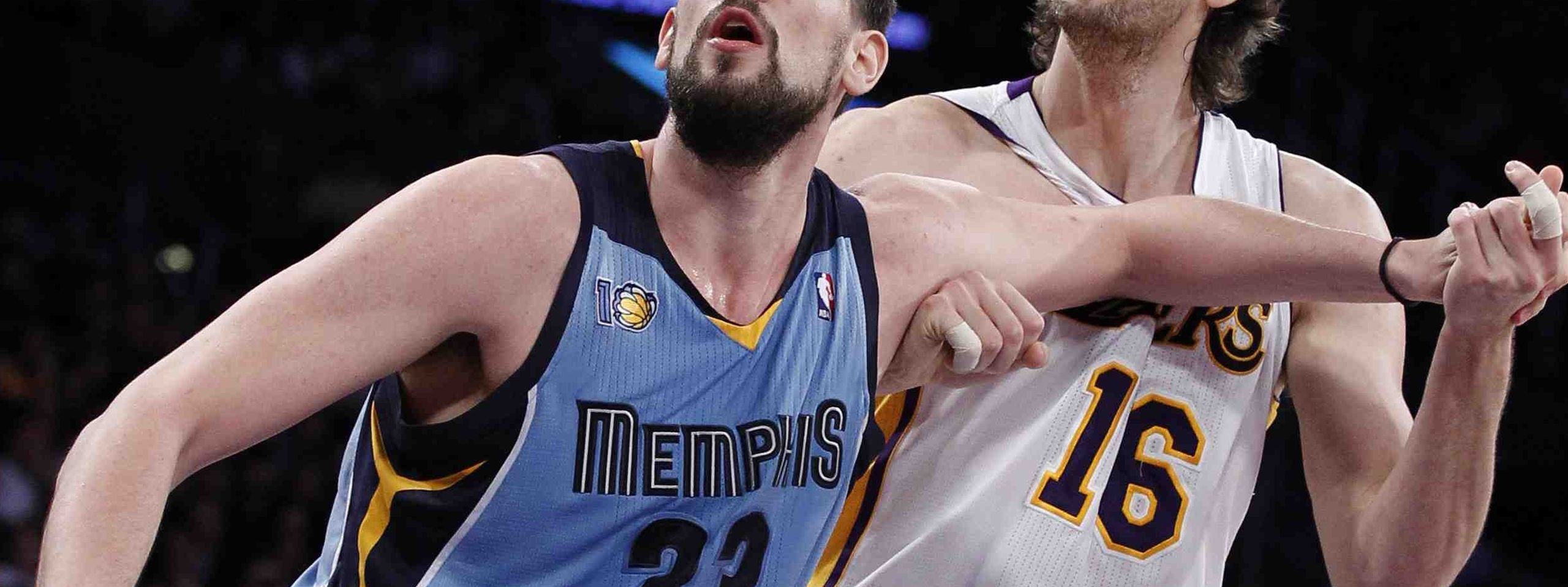 Nba American Basketball Marc Gasol Memphis Grizzlies Pau Gasol La Lakers