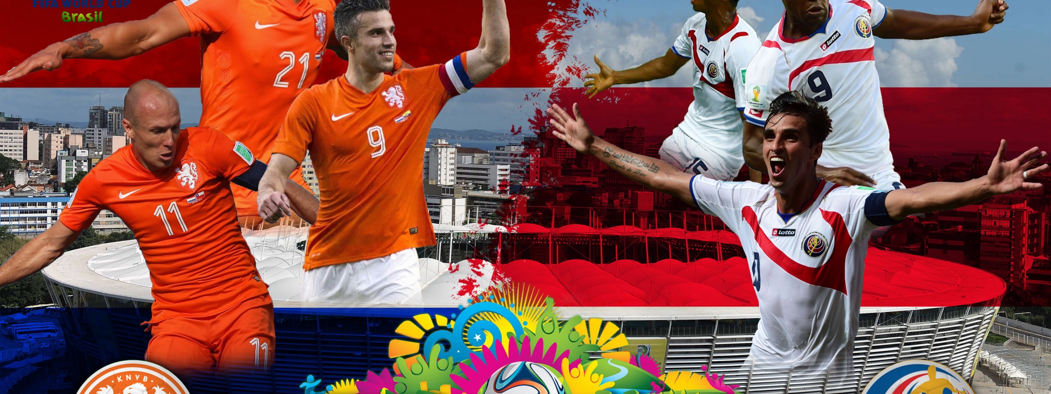 Netherlands Vs Costa Rica Brazil 2014