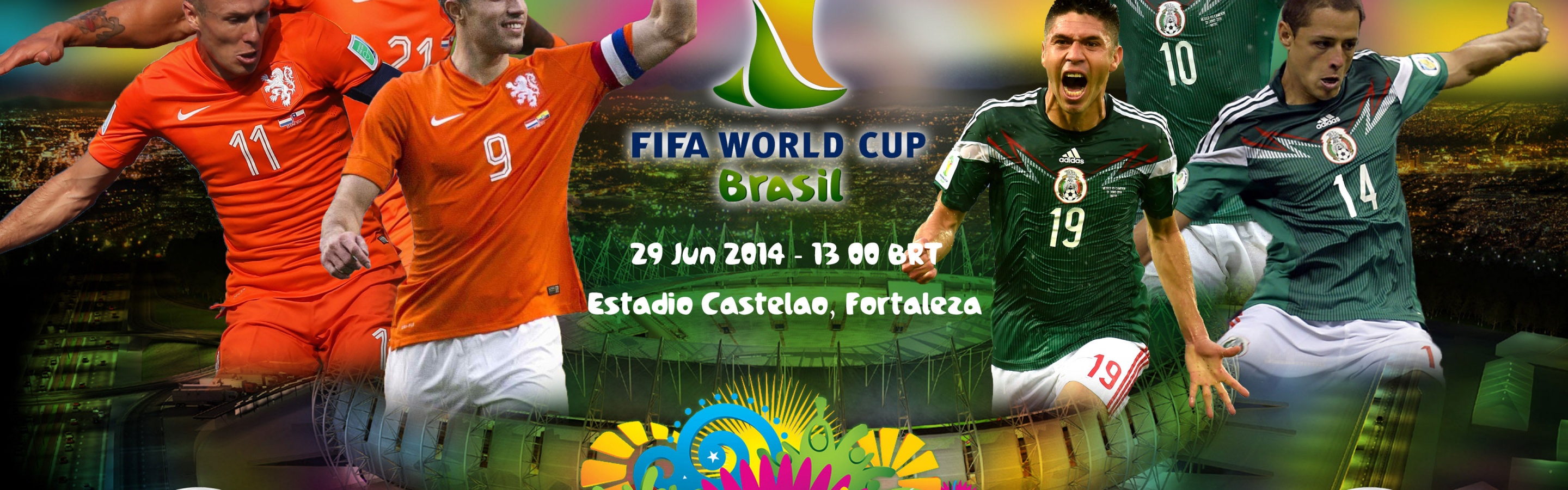Netherlands Vs Mexico World Cup 2014
