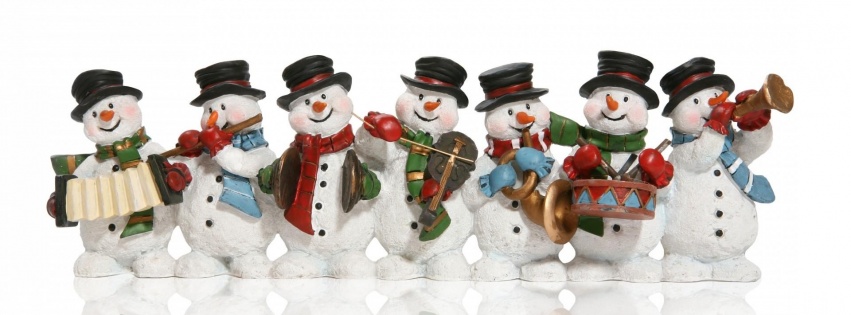 New Year Christmas Snowmen Music