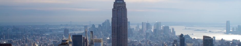 New York City Winter Skyscrapers Empire State Building