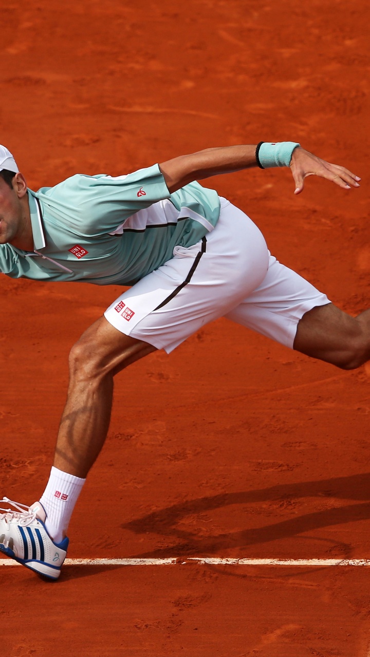Novak Djokovic At Roland Garros