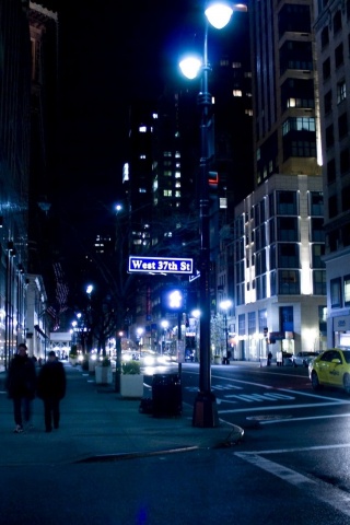 Nyc Night Street New York City Landscape