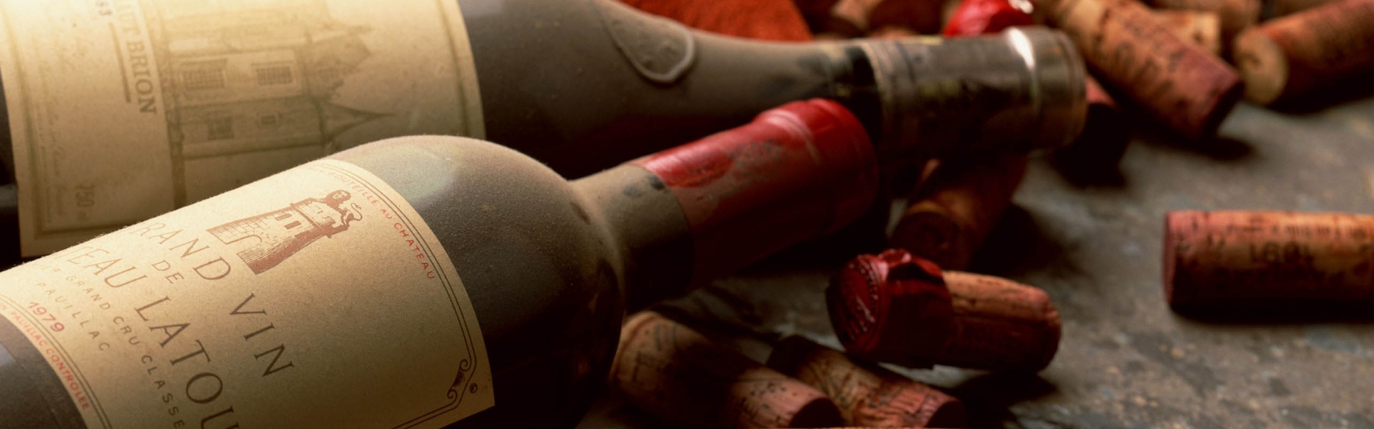 Old French Wine Bottles