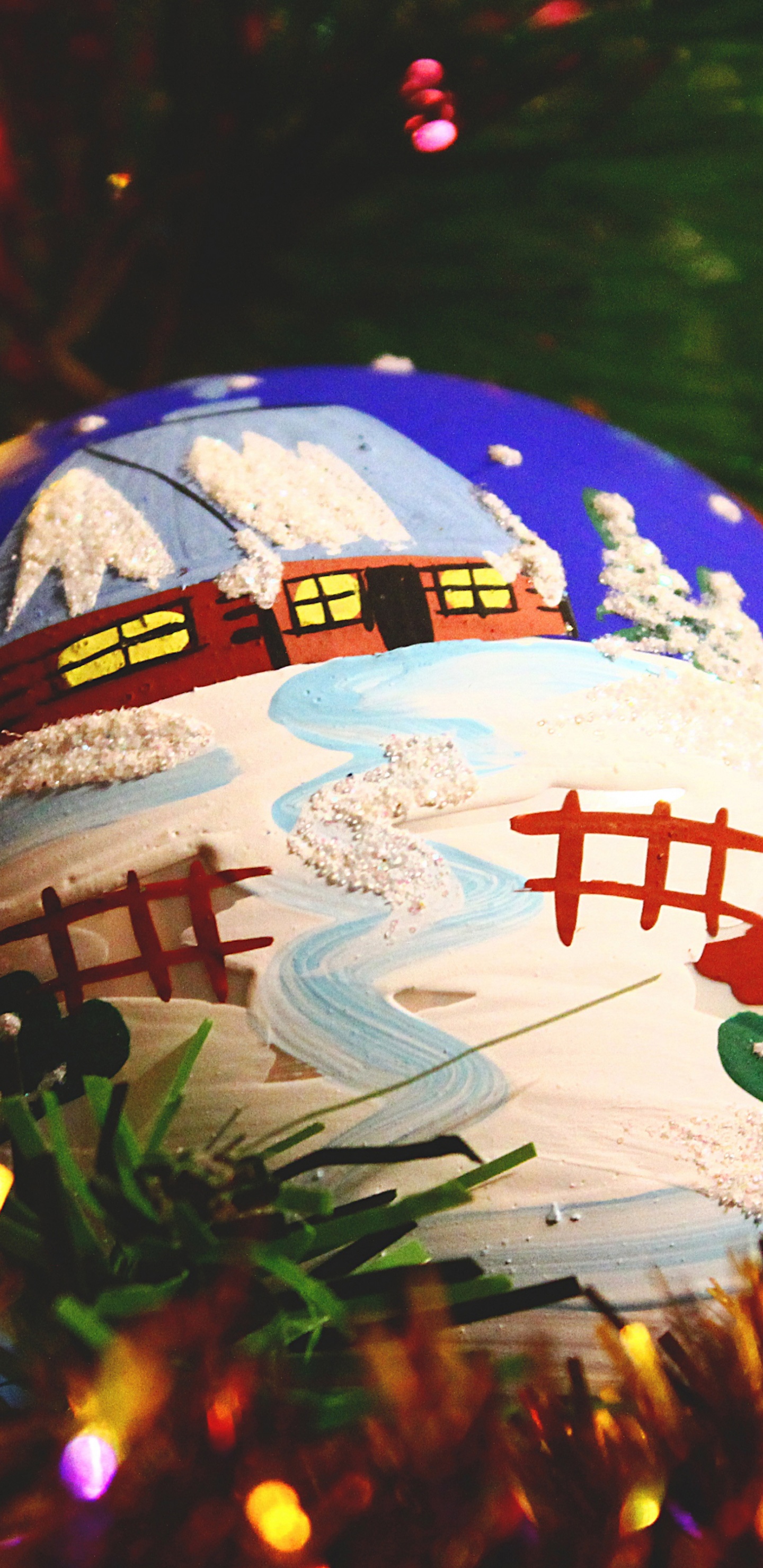 Painted Christmas Ball