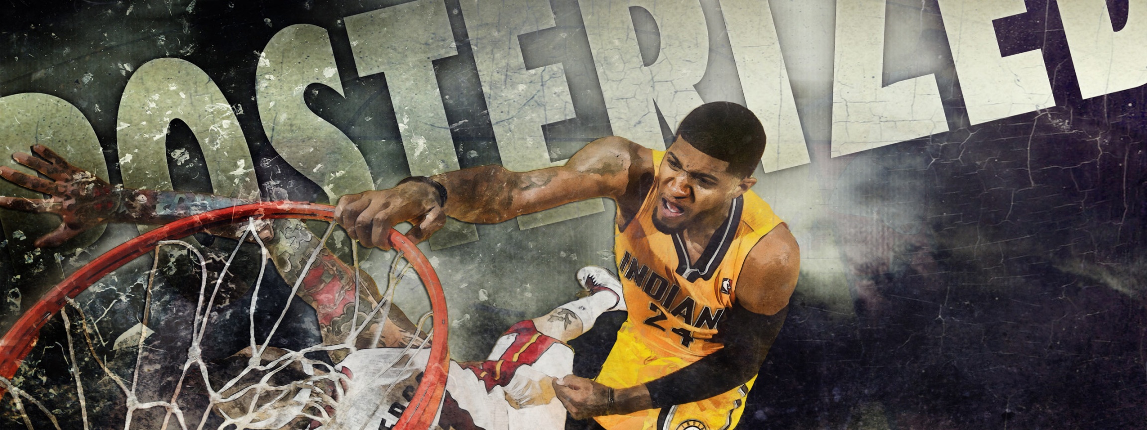 Paul George Dunk Posterized