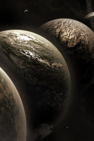 Planets Outer Space Art