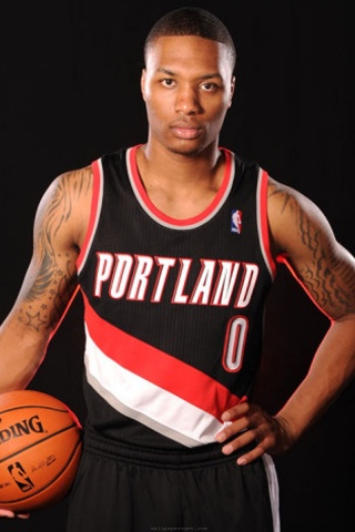 Portland Trail Blazers Nba American Basketball Rookie Damian Lillard