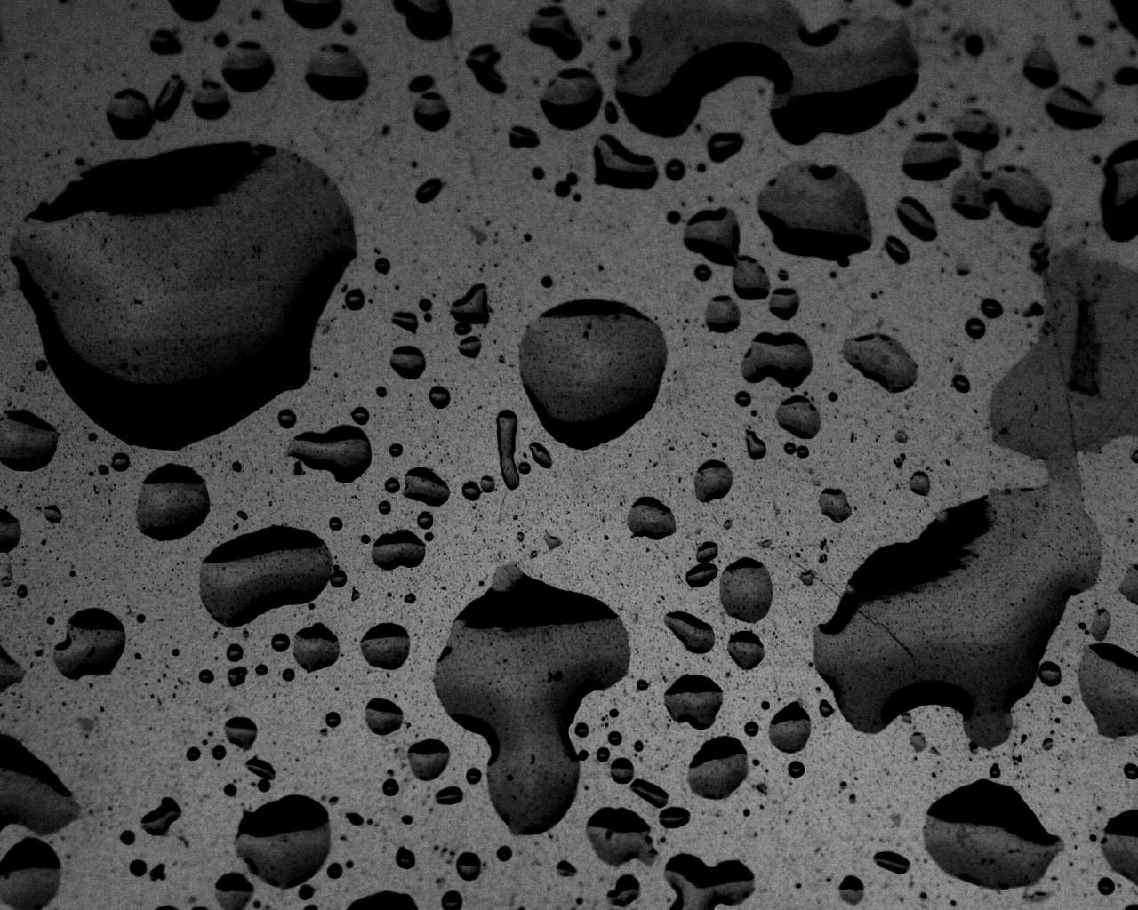 Puddled Water On Speckled Surface Texture