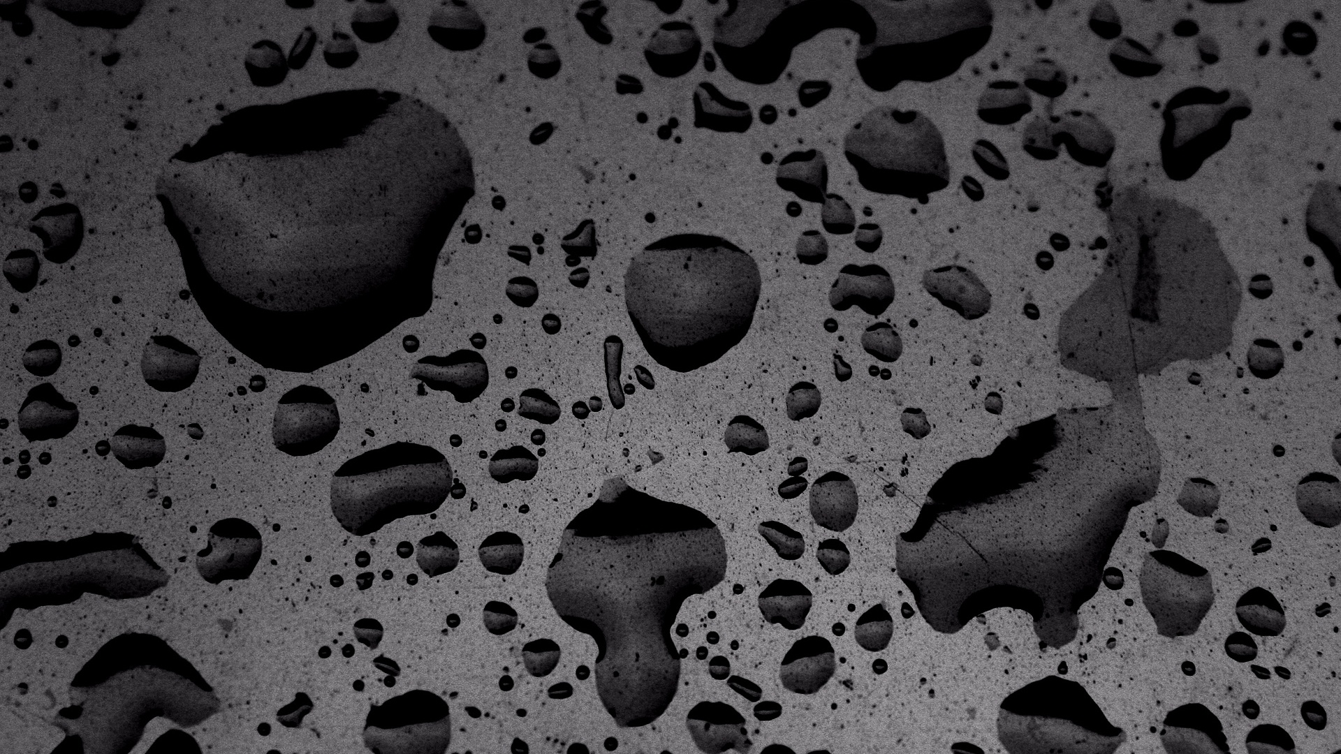 Puddled Water On Speckled Surface Texture