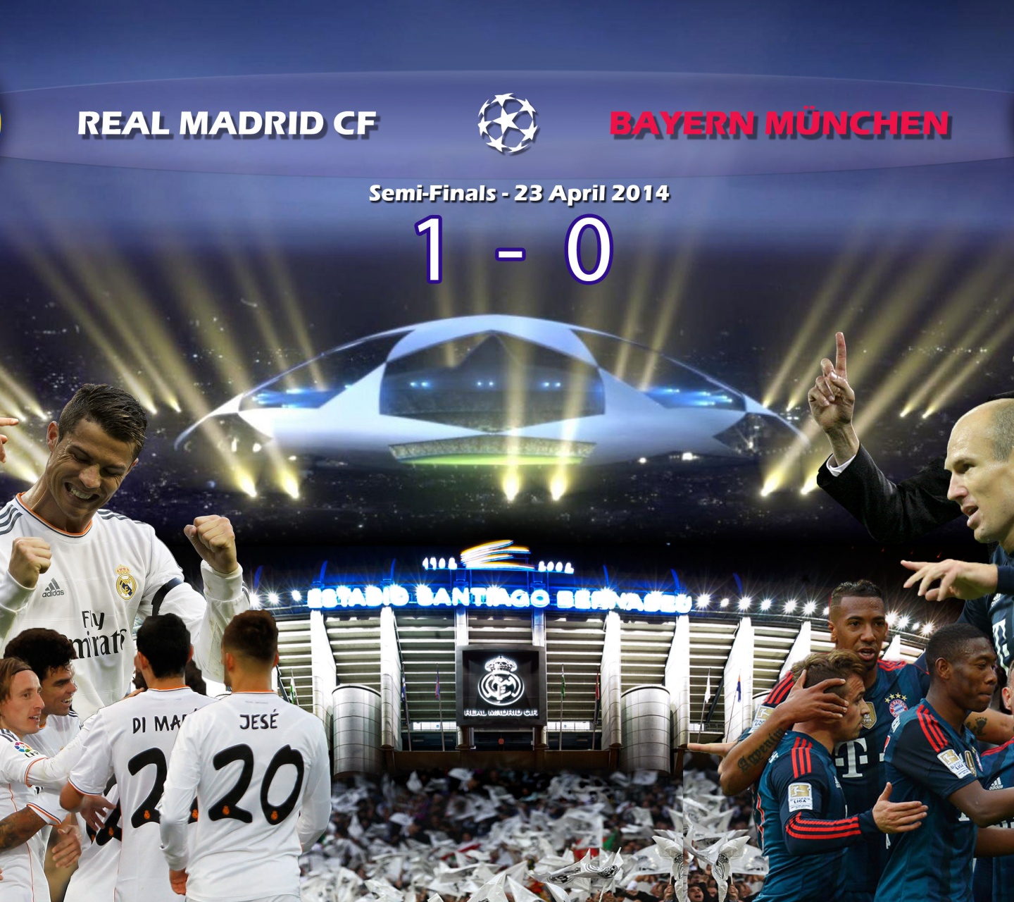 Real Madrid CF Vs FC Bayern Munchen