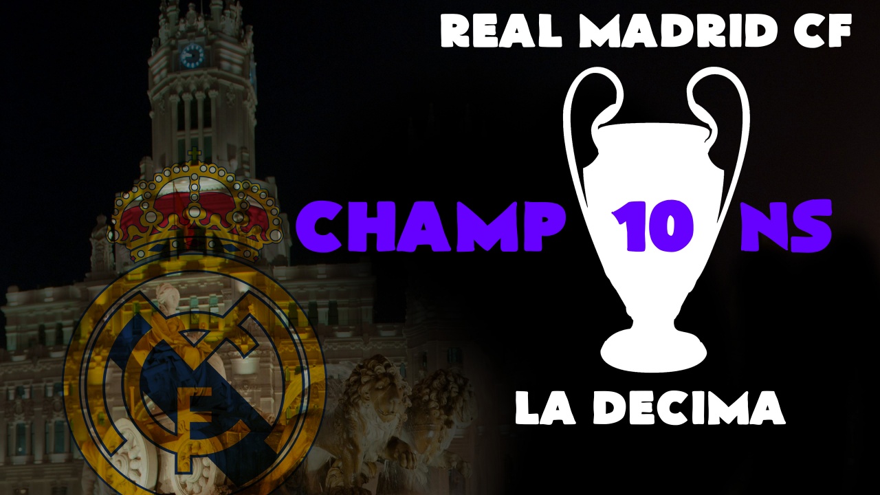 Real Madrid La Decima-Winner 2014 CL