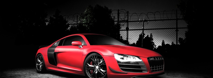 Red Audi R8 Gt