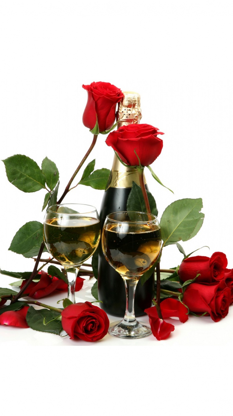 Roses And Champagne For Womens Day