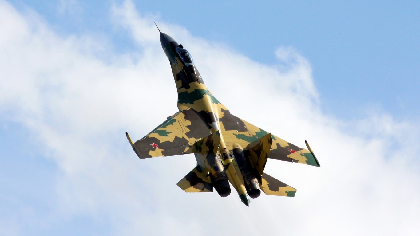 Russia Su 35 Camouflage Fighter