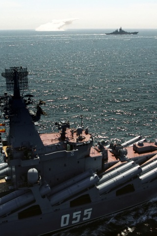 Russian Warship -  Marshal Ustinov