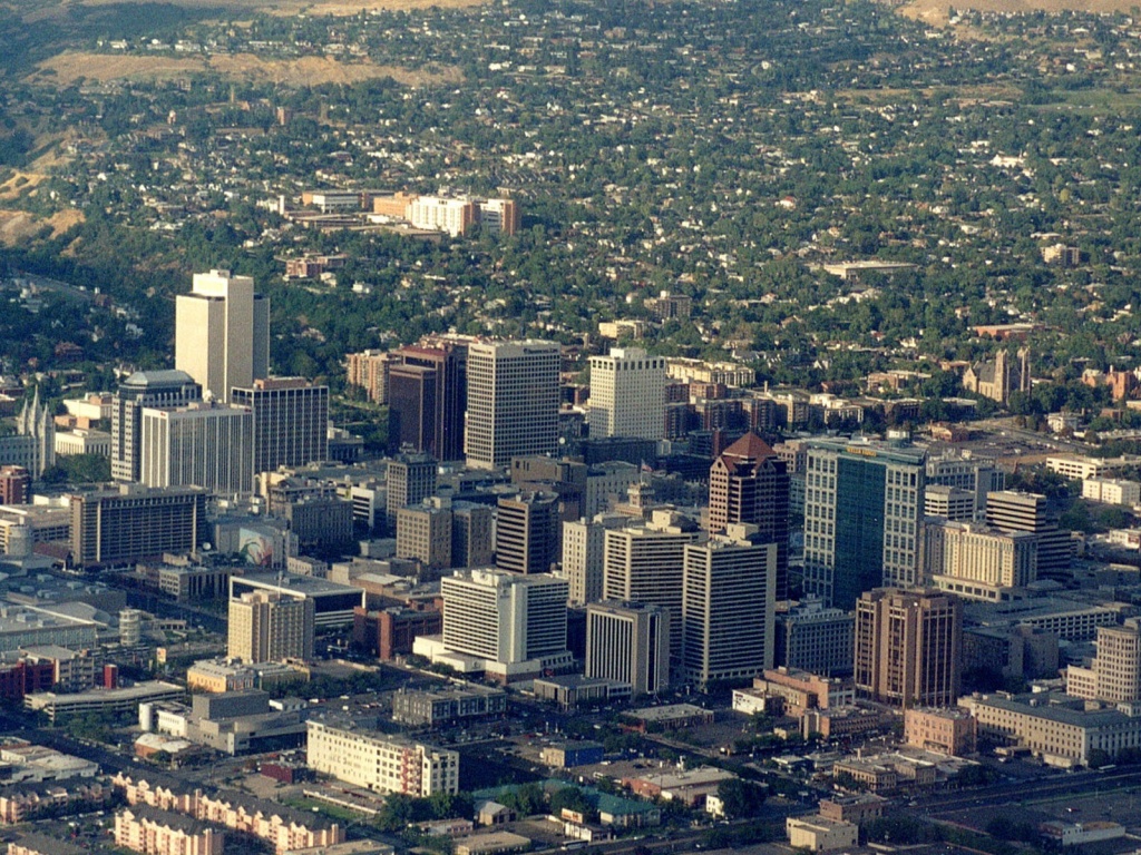 Salt Lake City Panorama United States