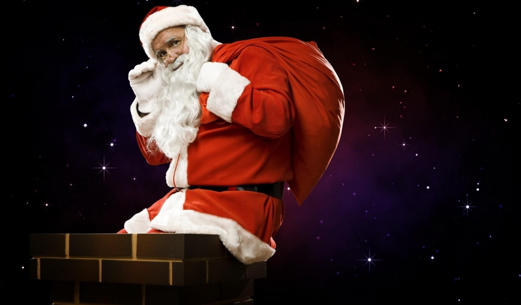 Santa Claus Bag Gifts Trumpet