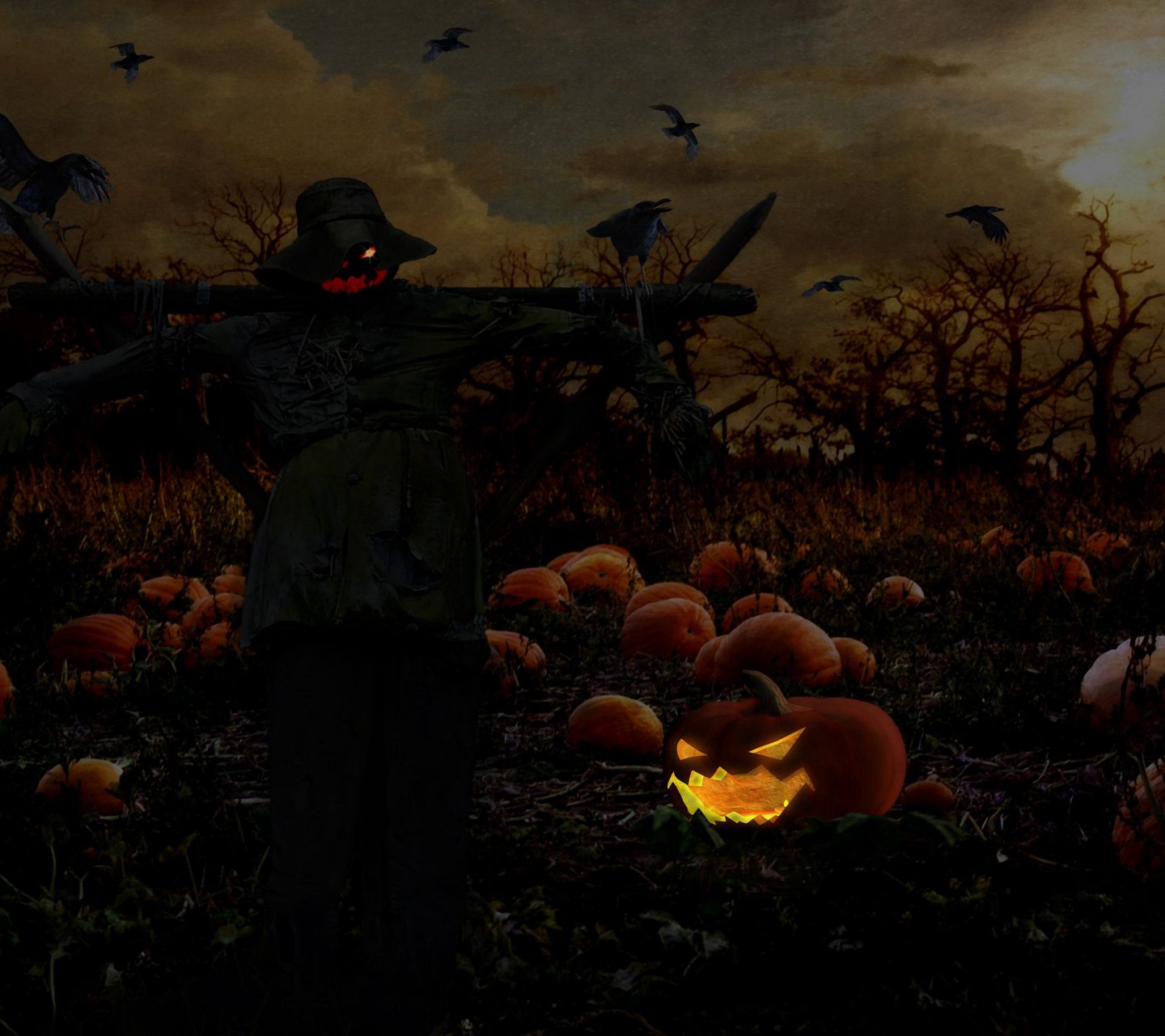 Scarecrow Jack O Lantern