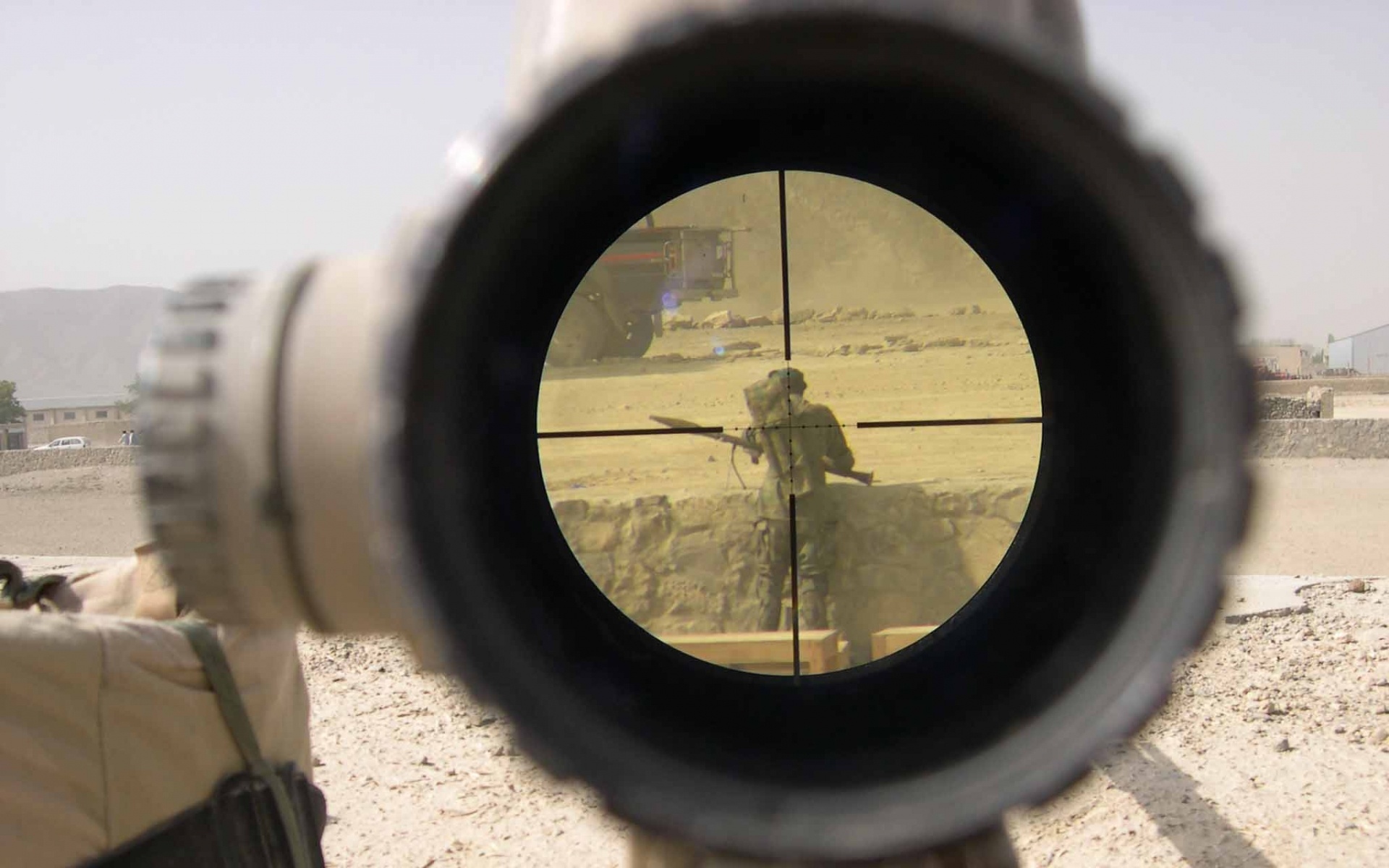 Scope Soldiers Military Sniper Rifle Recoil