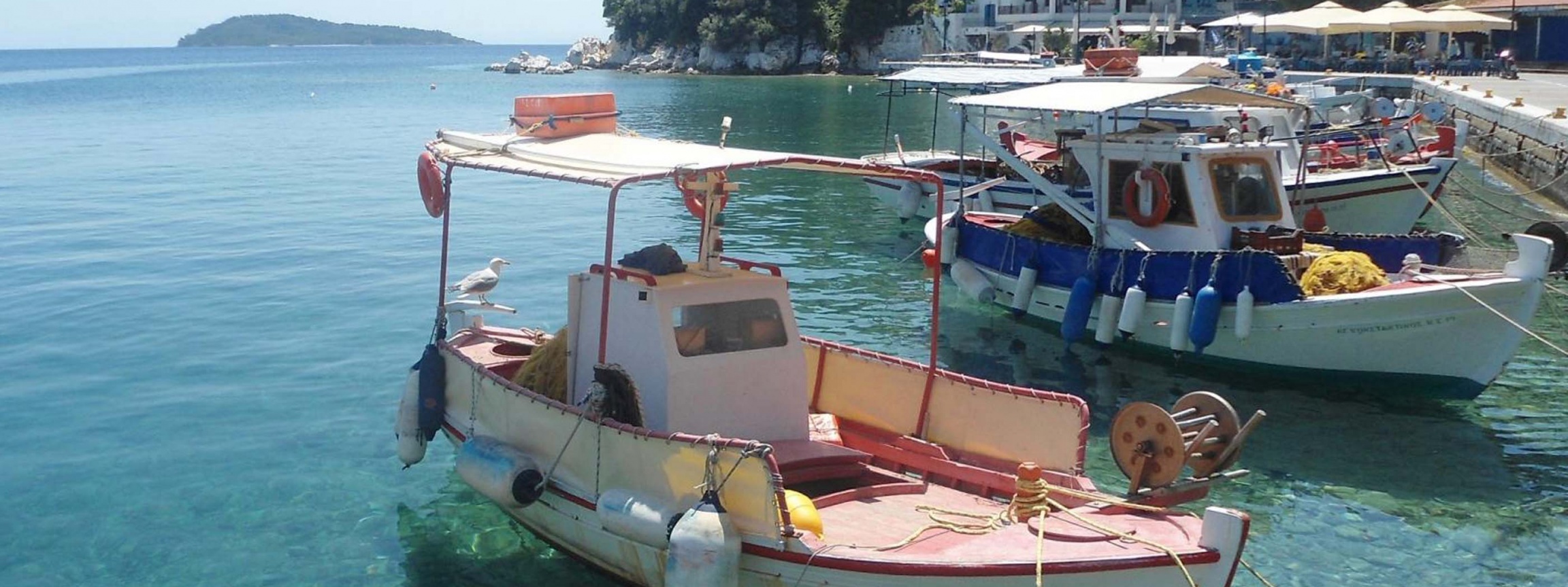 Skiathos Plakes Pier Sporades Thessalia Sterea Ellada Greece