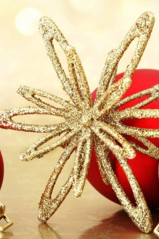Snowflake Gold Jewelry New Year
