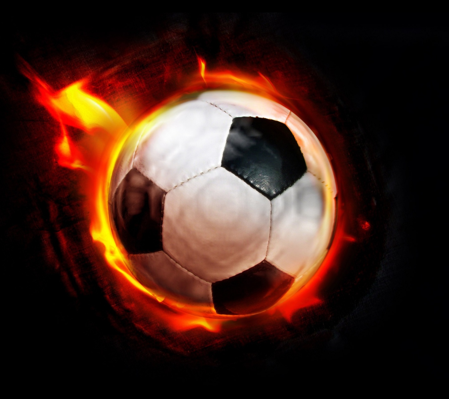 Soccer 3D Ball On Fire