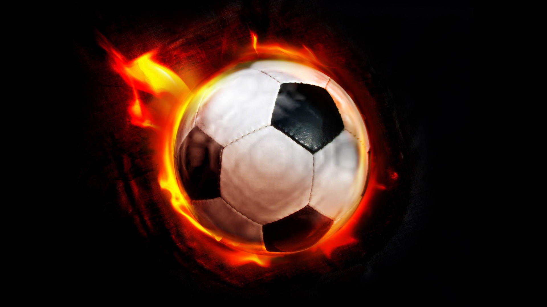 Soccer 3D Ball On Fire