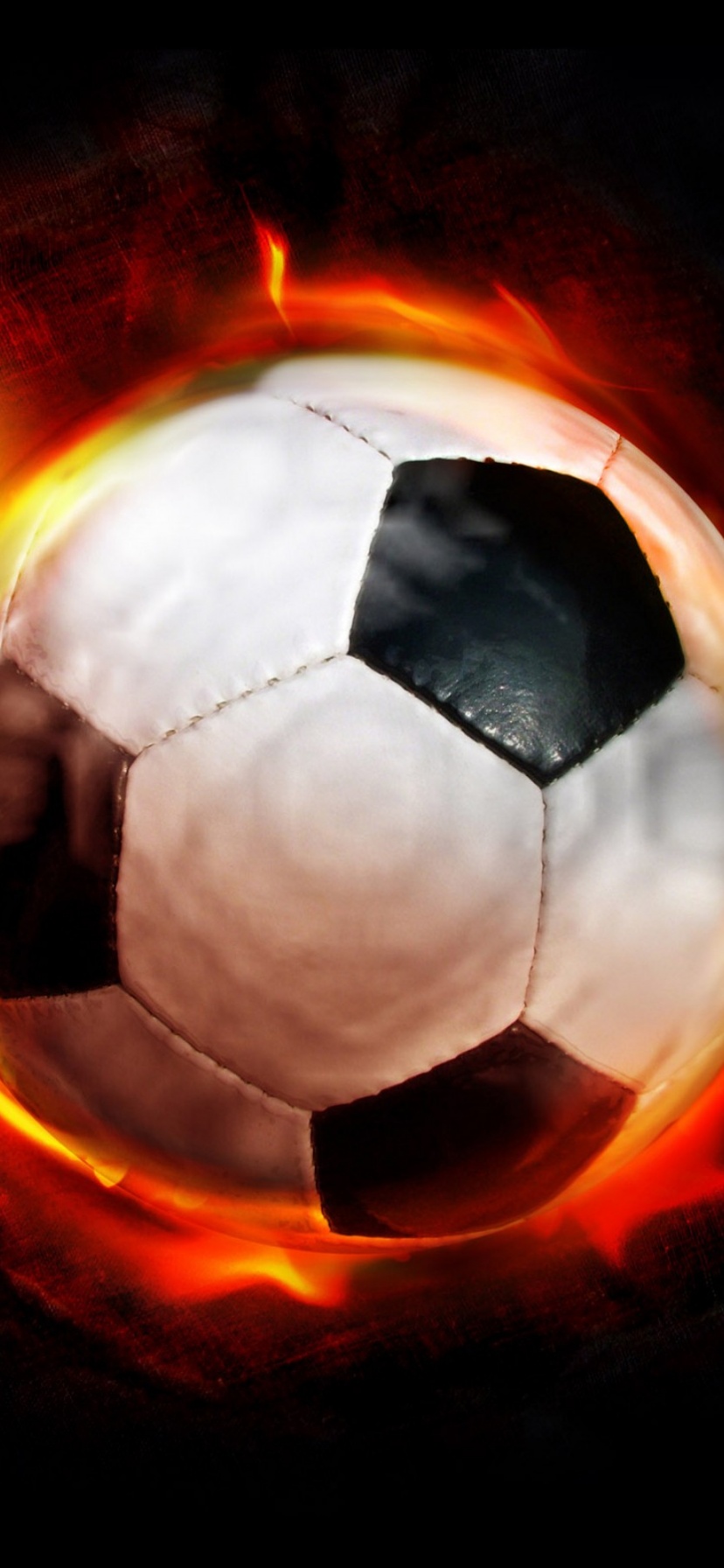 Soccer 3D Ball On Fire