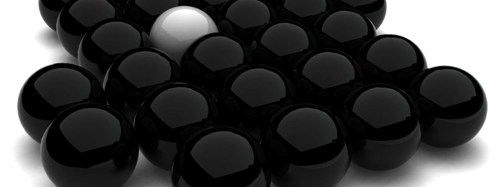 Spheres Black