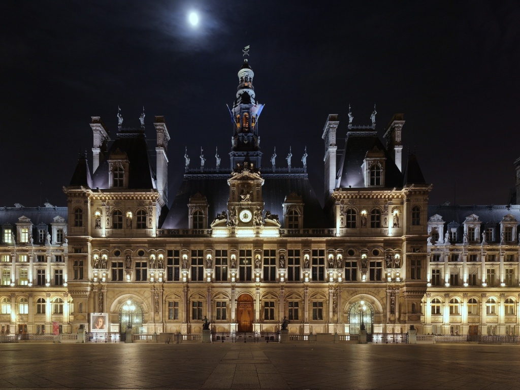 Square France Hotel De Ville Paris Hotel City Landscape