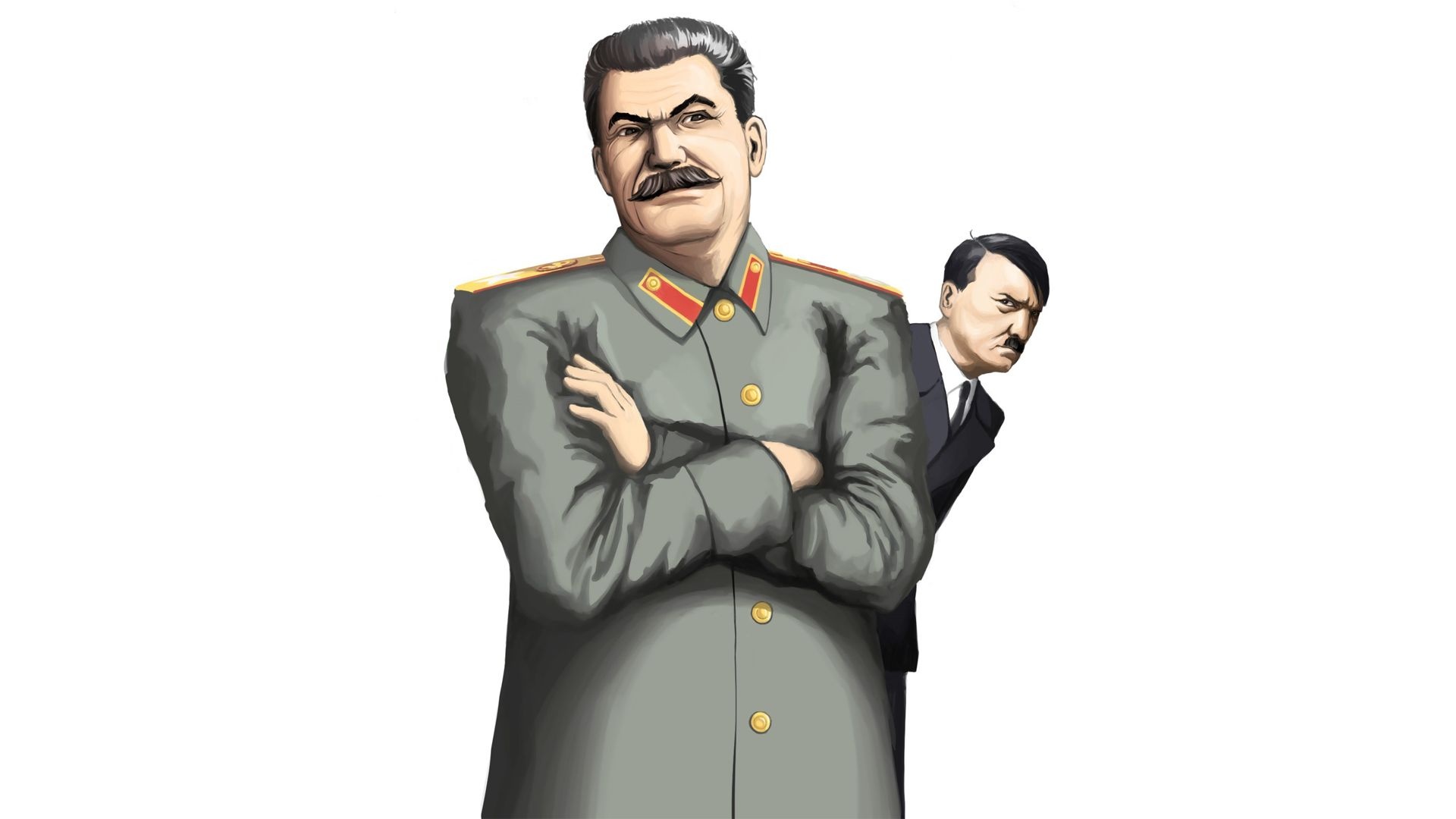 Stalin Parody Adolf Hitler