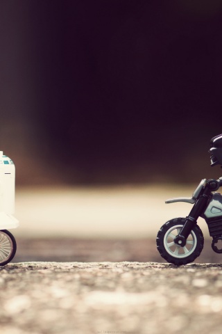Star Wars Lego Bike Vintage Darth Vader Funny Toys