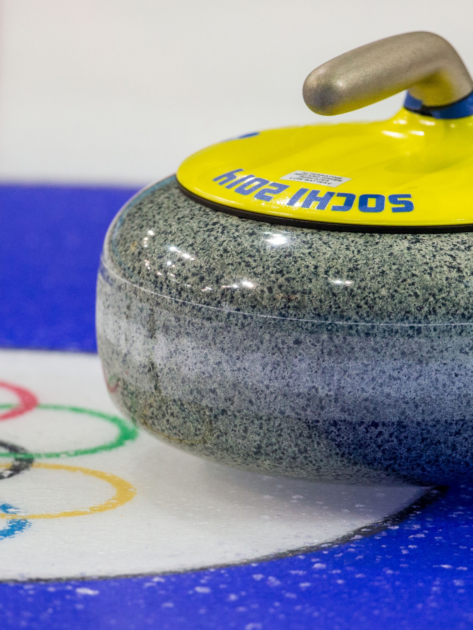 Stone For Curling At The Olympics In Sochi