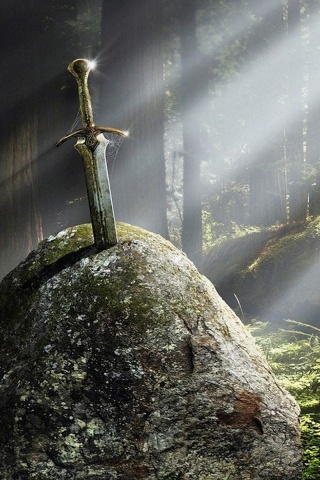 Stones Excalibur Fantasy Art Artwork Swords