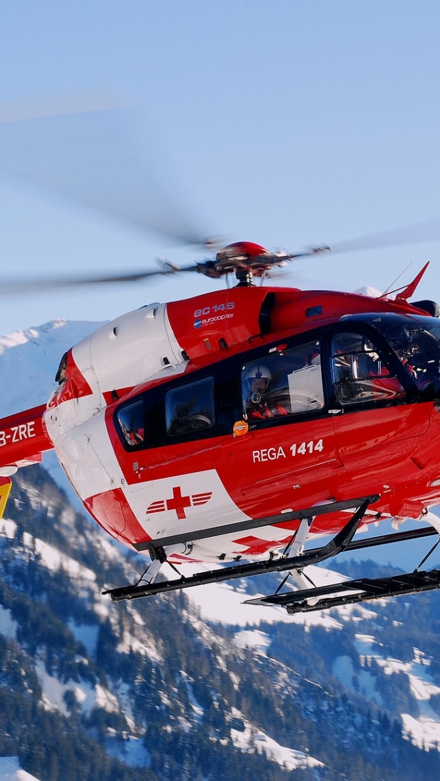 Switzerland Mountain Helicopter
