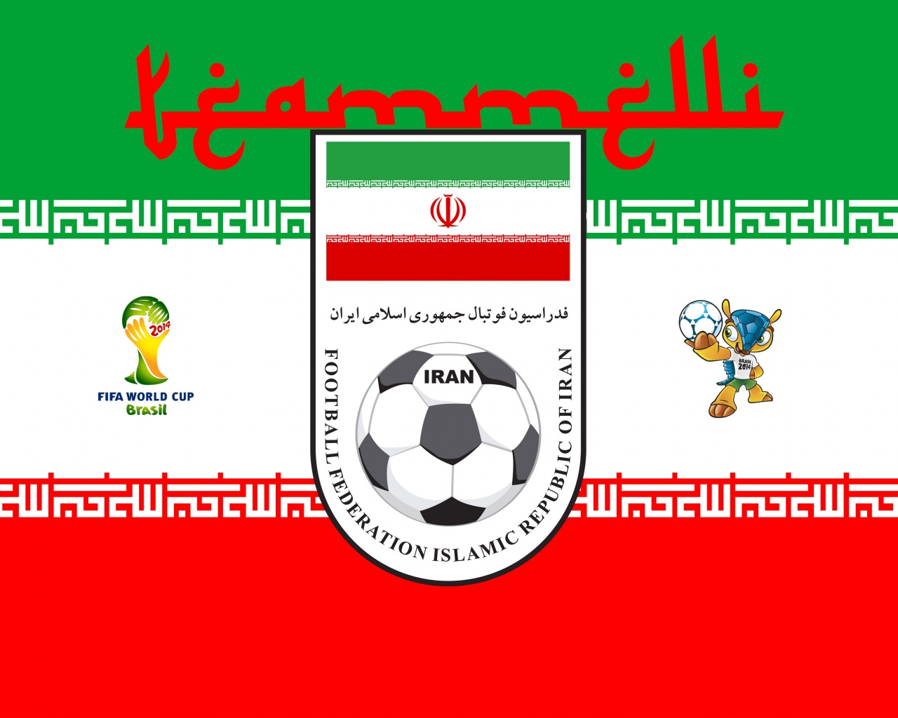 Team Melli Iran Football Crest Logo