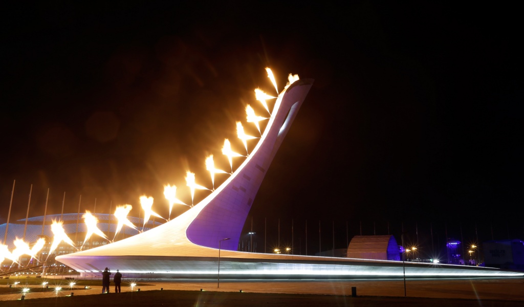 The Olympic Flame - Sochi 2014