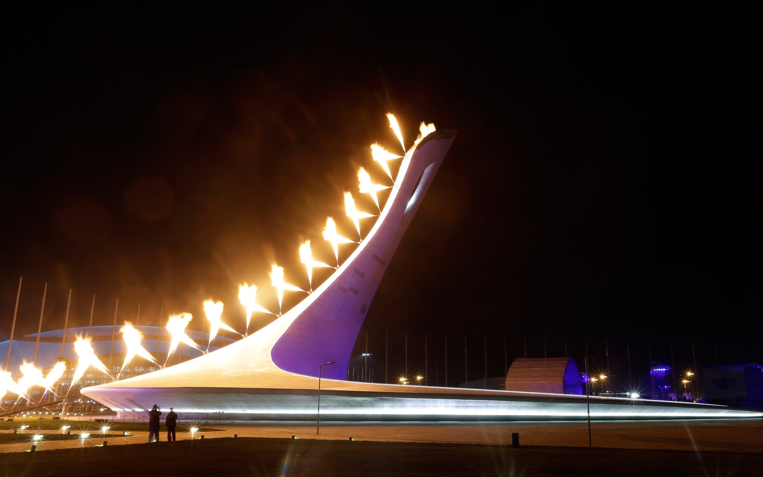 The Olympic Flame - Sochi 2014