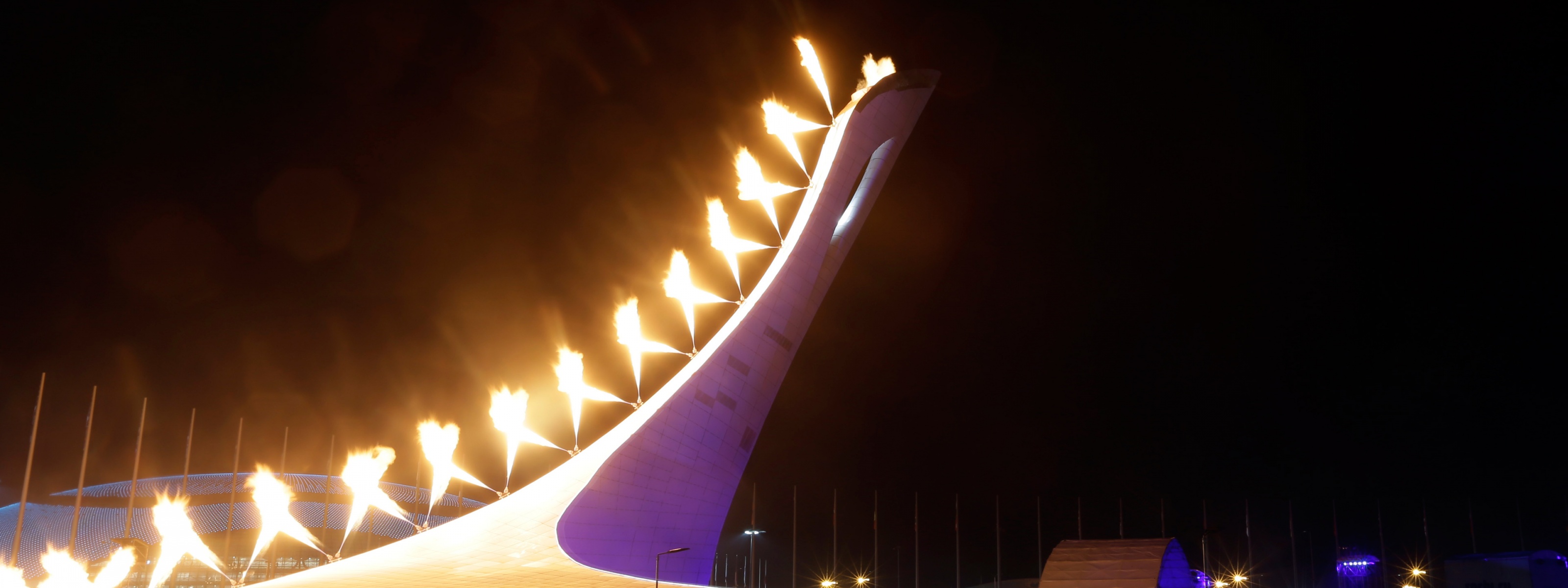 The Olympic Flame - Sochi 2014