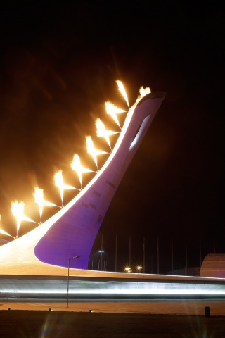 The Olympic Flame - Sochi 2014