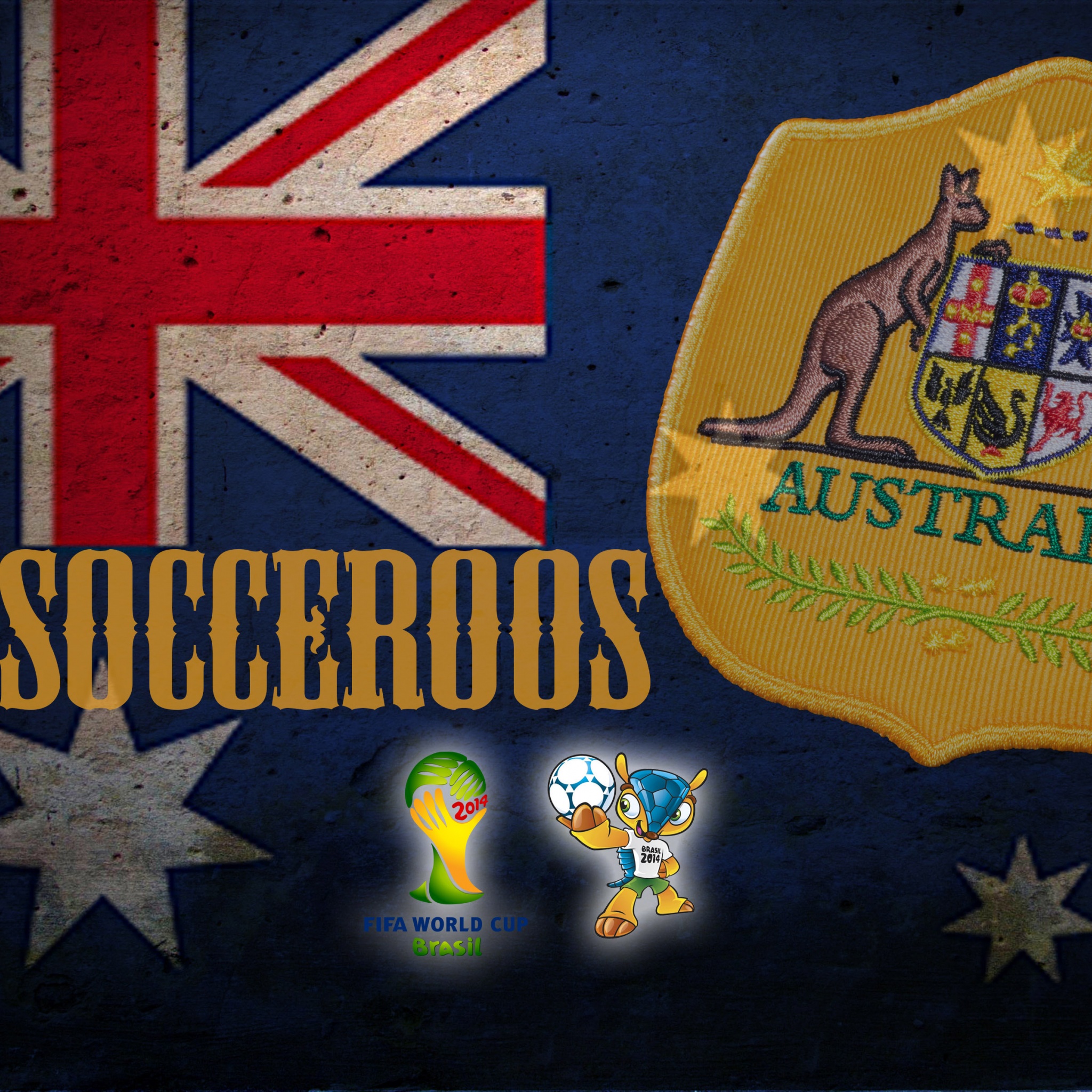 The Socceroos Australia Football Crest