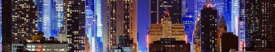 Times Square Lights Manhattan 45th Street New York Nyc Night City Landscape