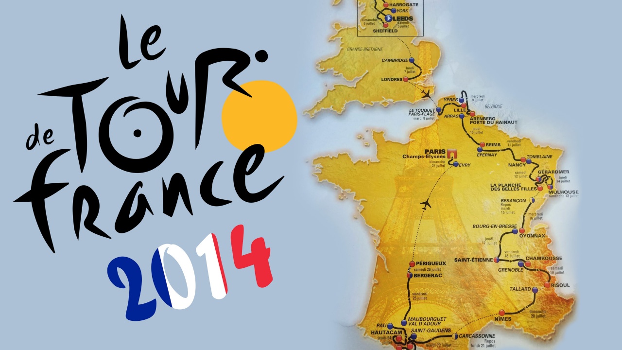 Tour De France 2014 Route Map